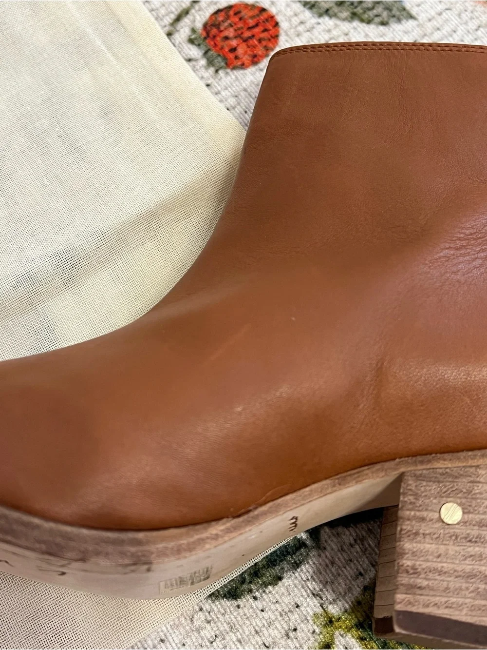 New Anthropologie Beek Pheasant Leather Boots - Picture 12 of 16